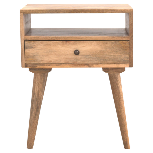 Modern Bedside with Open Slot
