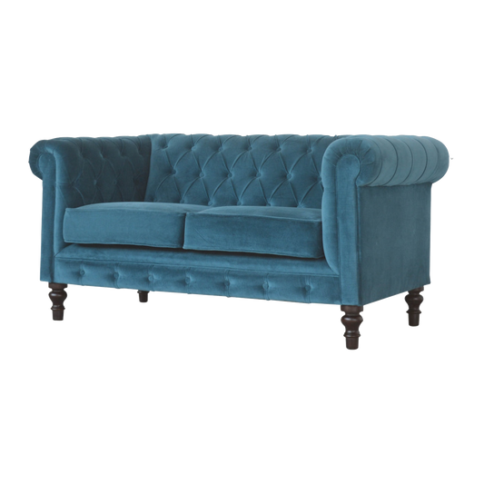 Teal Chesterfield Sofa