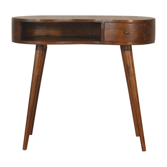 Chestnut Rounded Writing Desk