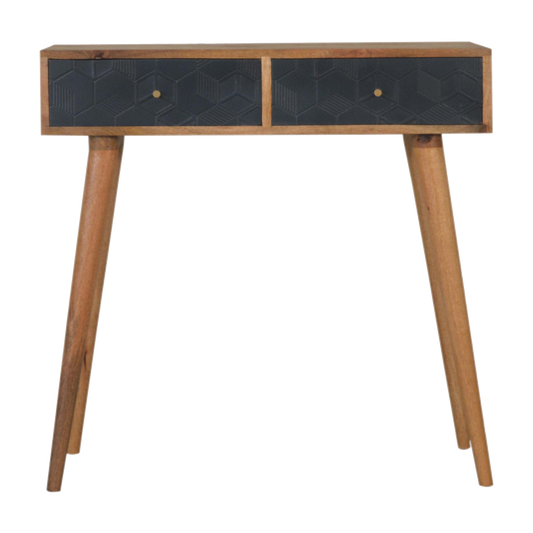 Acadia Black Console Table