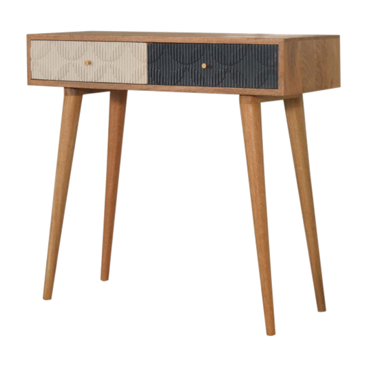 Milan Navy and White Console