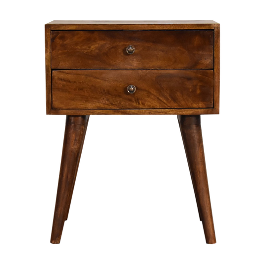 Chestnut Modern Solid Wood Bedside