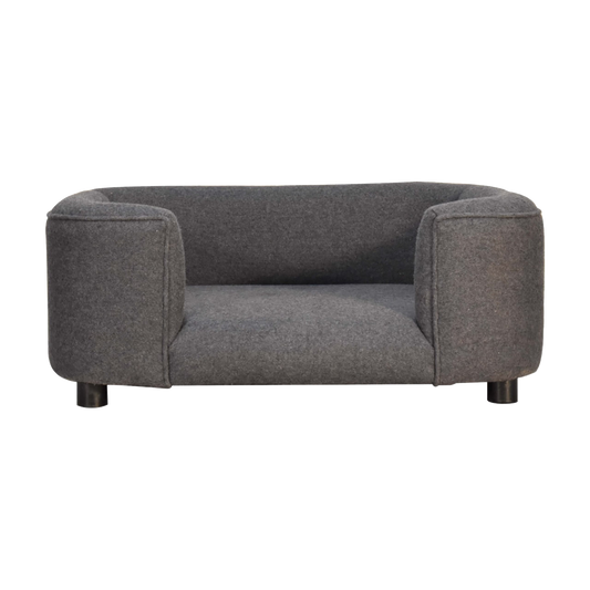 Battleship Tweed Pet Sofa Bed