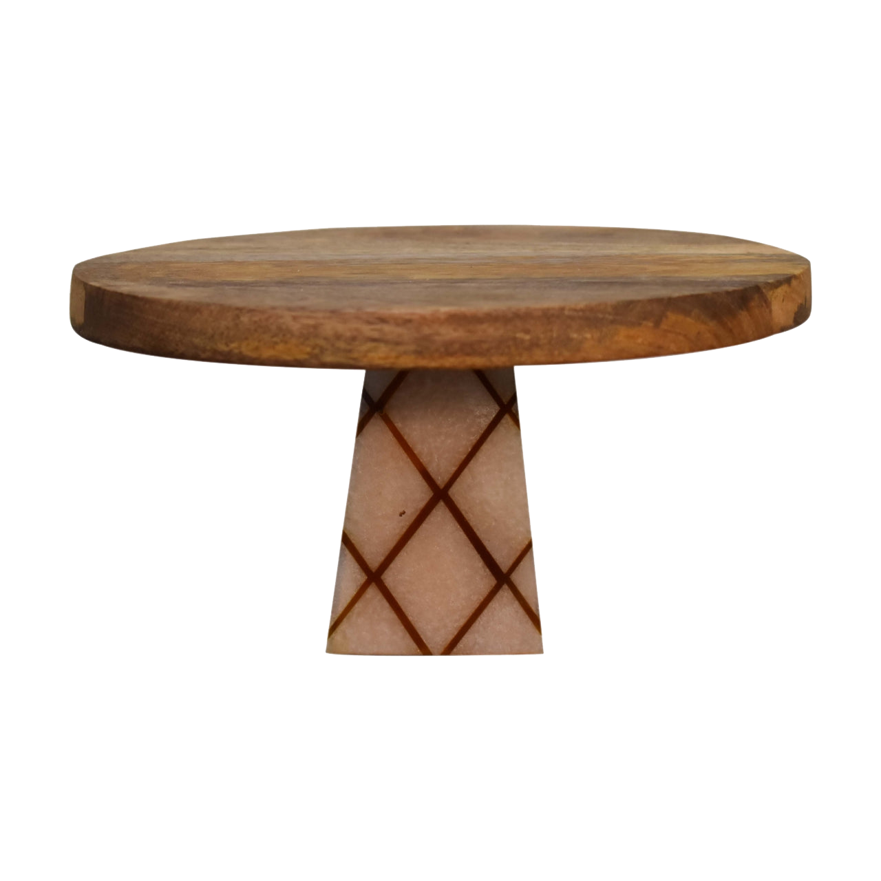 Oak-Style Resin Cake Stand
