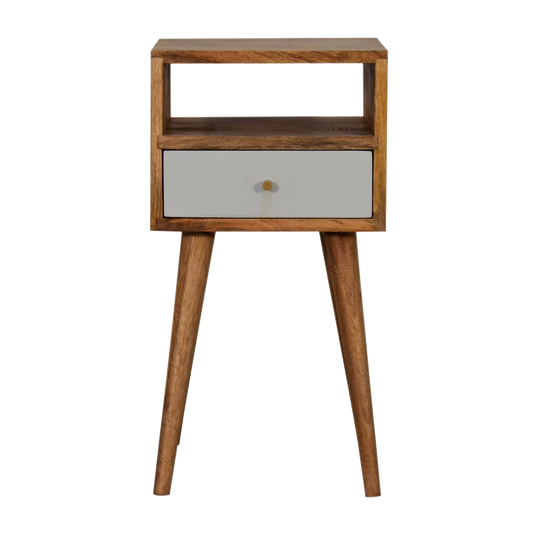 Mini Sky Blue Hand Painted Bedside