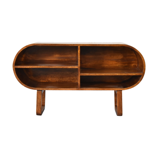 Chestnut Open Circular Media Unit