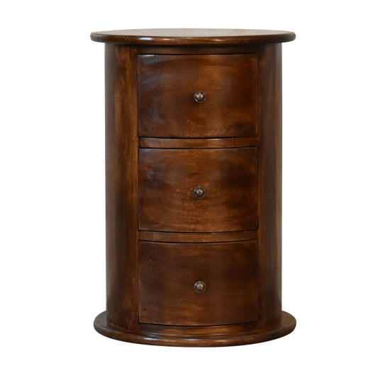 3 Drawer Chestnut Drum