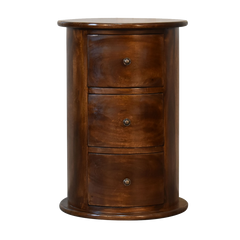 3 Drawer Chestnut Drum