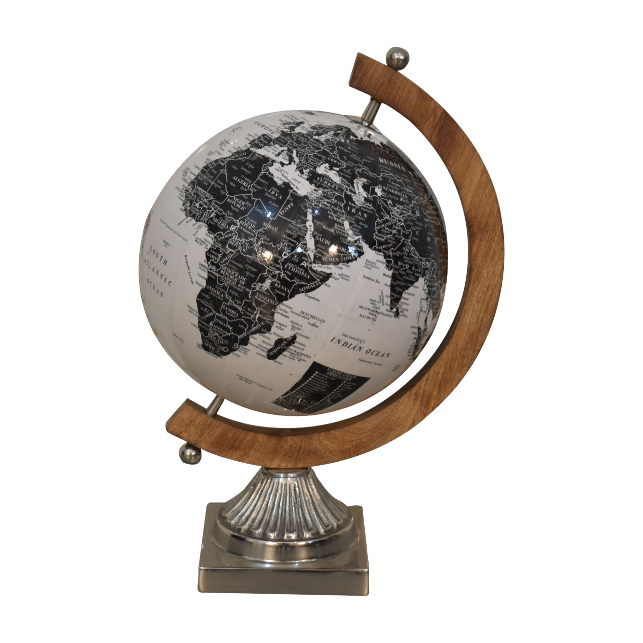 Black and White Globe