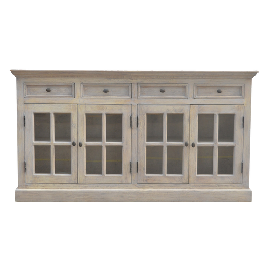 Large Stone Wash Glazed Sideboard