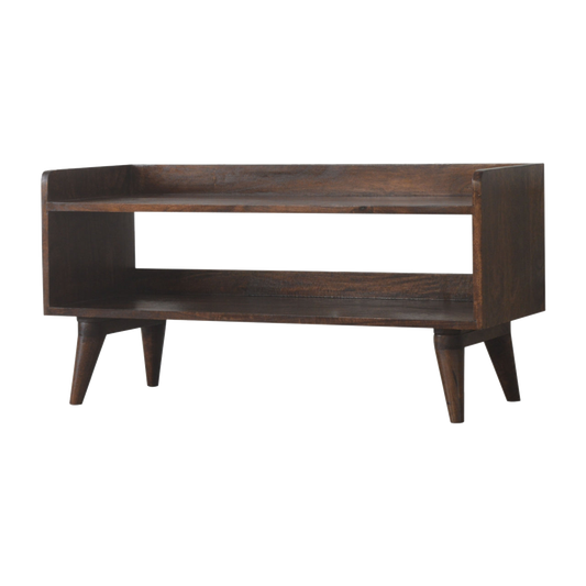 Walnut Nordic Storage Bench