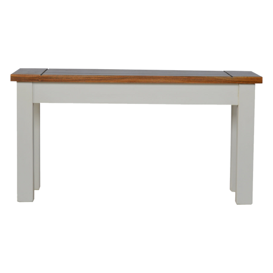 Country 2 Tone Hallway Bench
