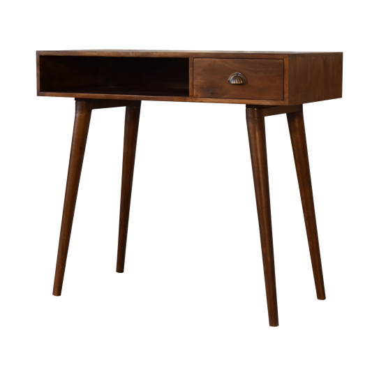 Chestnut Open Slot Writing Desk