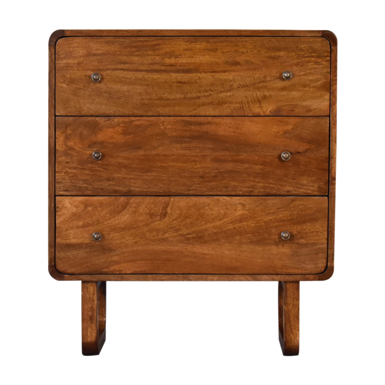 U Curved Chestnut Chest