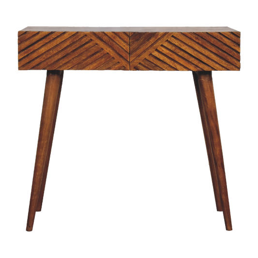 Chestnut Lille Console Table