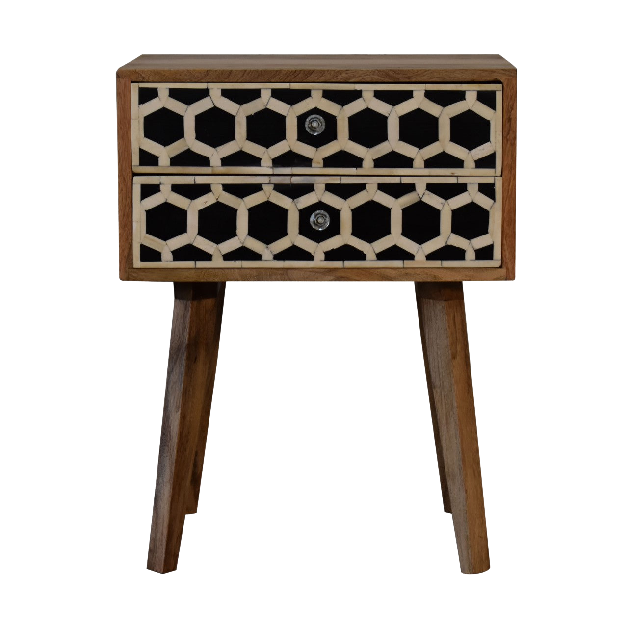 Bone Inlay Scandi Bedside