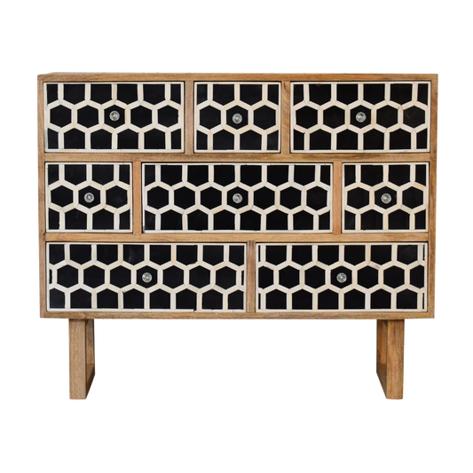 U-Shape Bone Inlay Chest