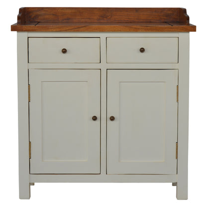Country Two Tone Kitchen Cabinet