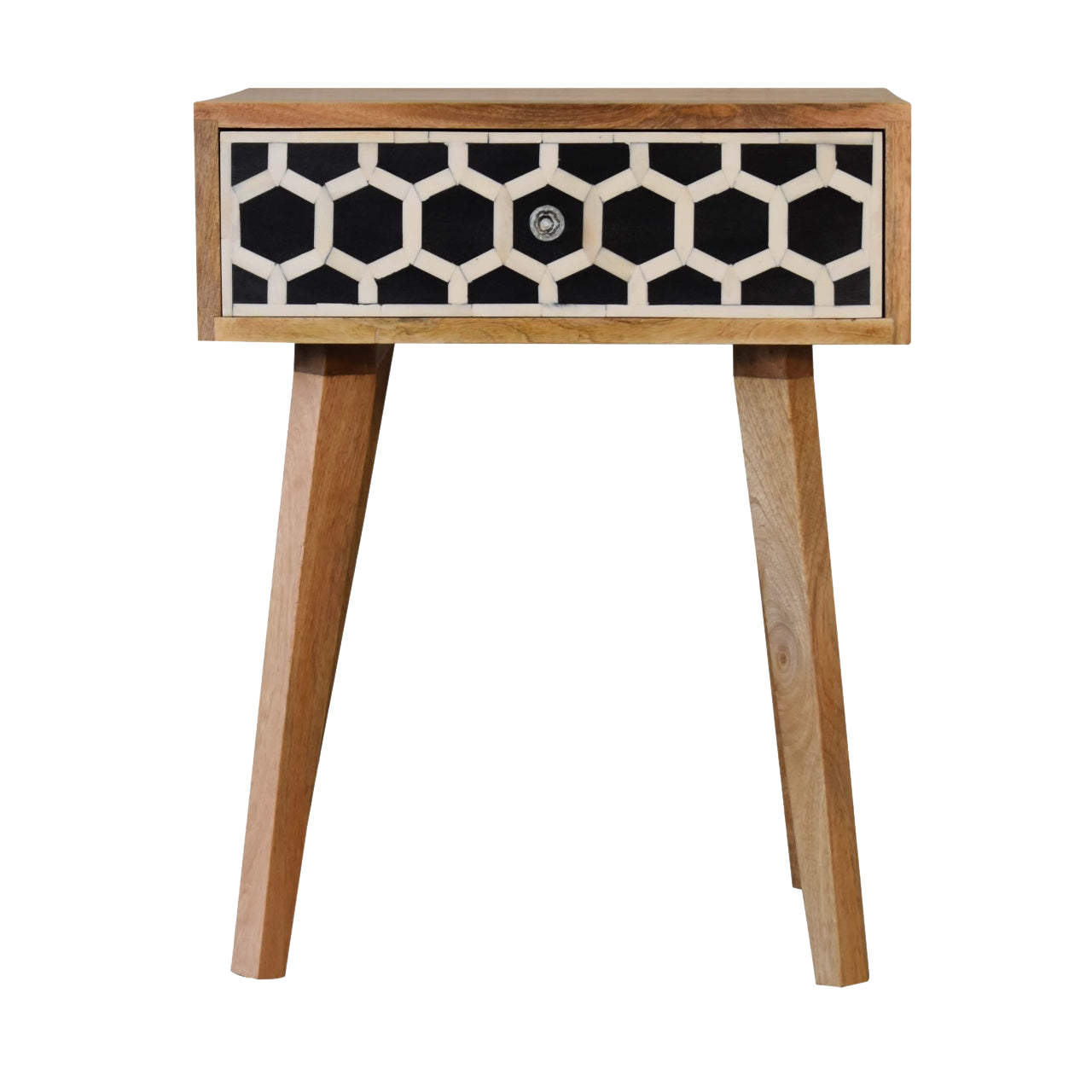 Bone Inlay Tapered Bedside