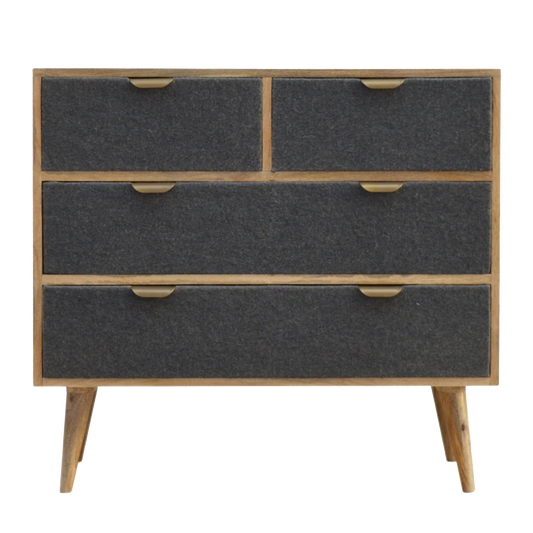 Grey Tweed Chest
