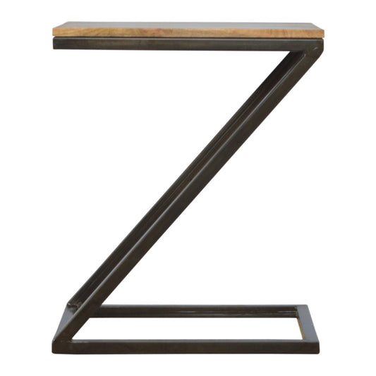 Sullivan Side Table with Iron Base