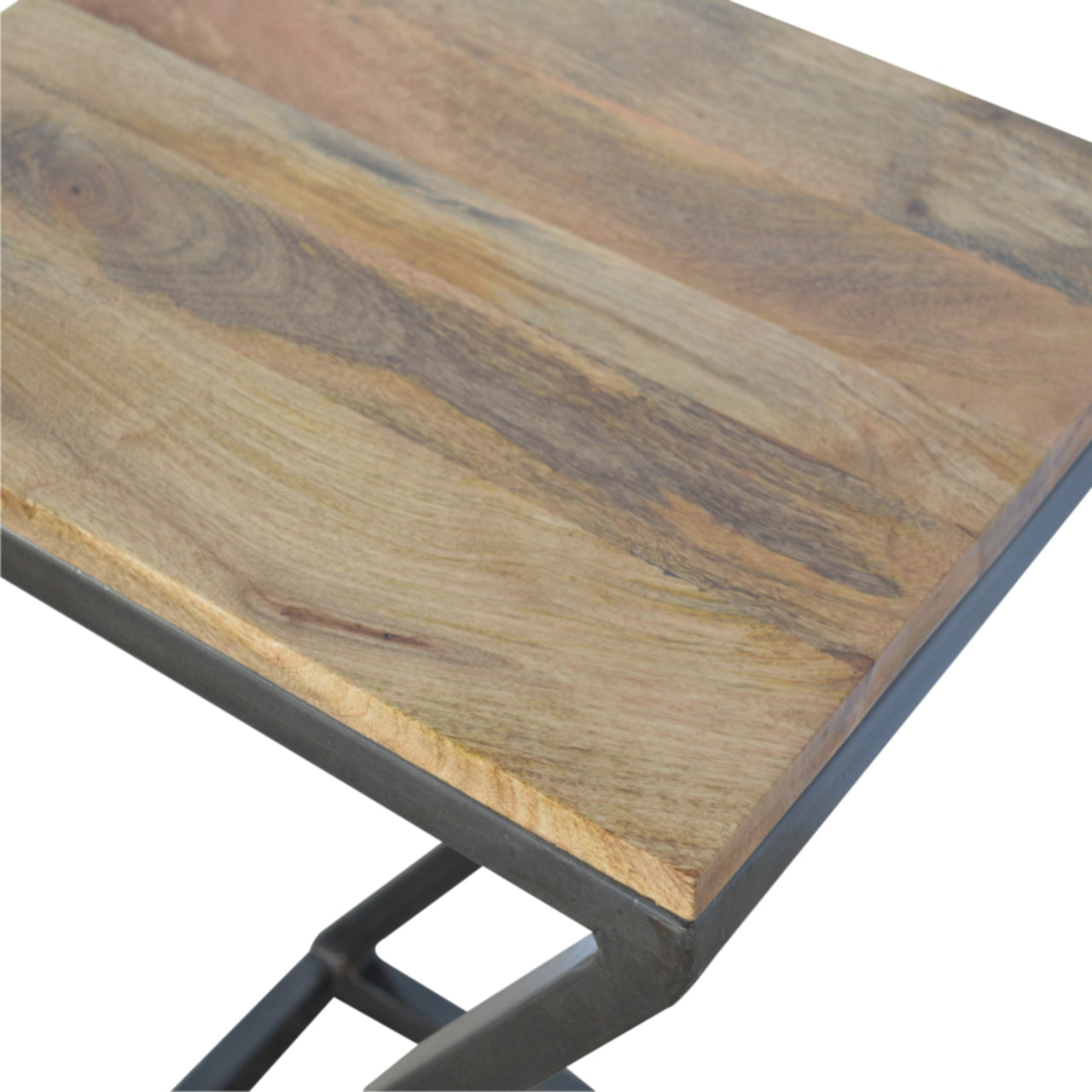 Sullivan Side Table with Iron Base