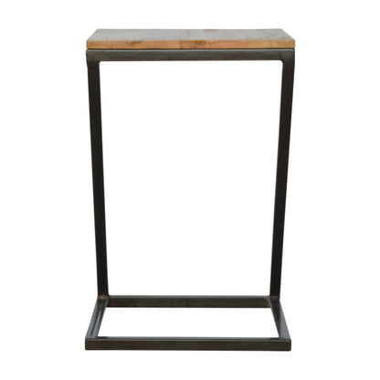 Sullivan Side Table with Iron Base