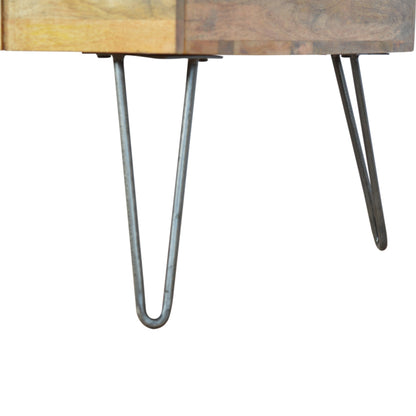 Iron Base Coffee Table with 2 Drawers (Copy)