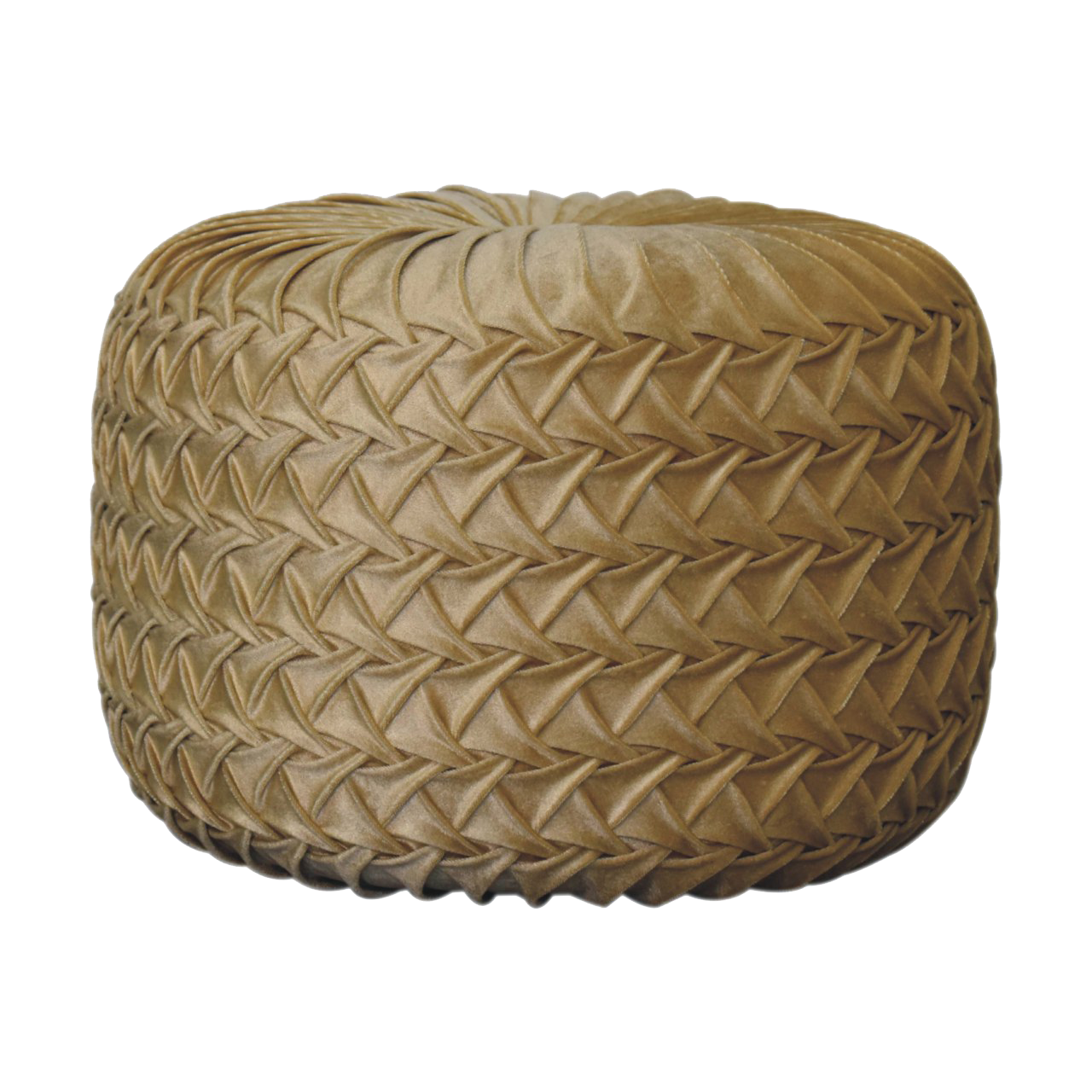 Ochre Hart Pouffe