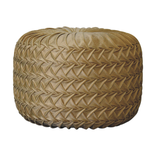 Ochre Hart Pouffe