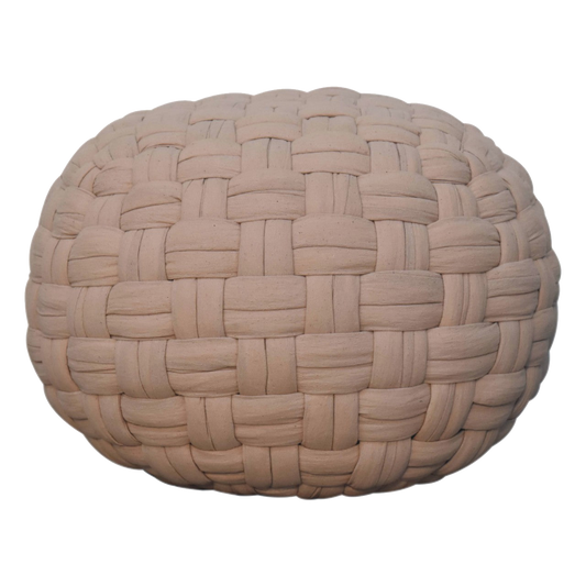 Tube Pouffe Cream