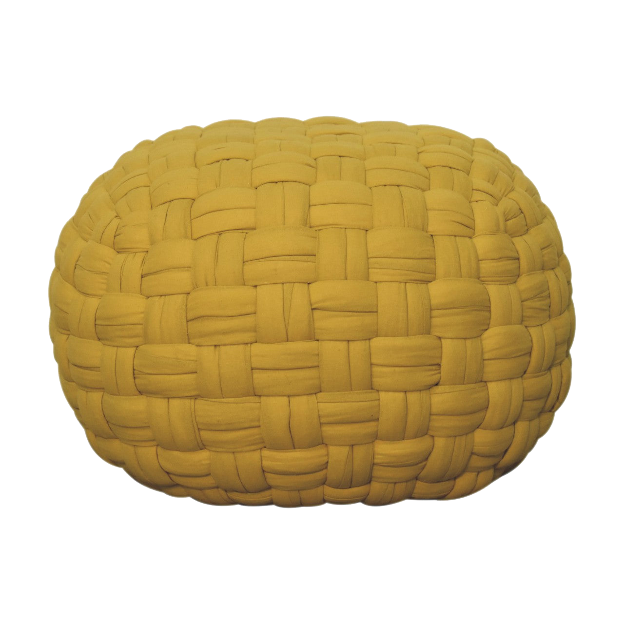 Mustard Tube Pouffe