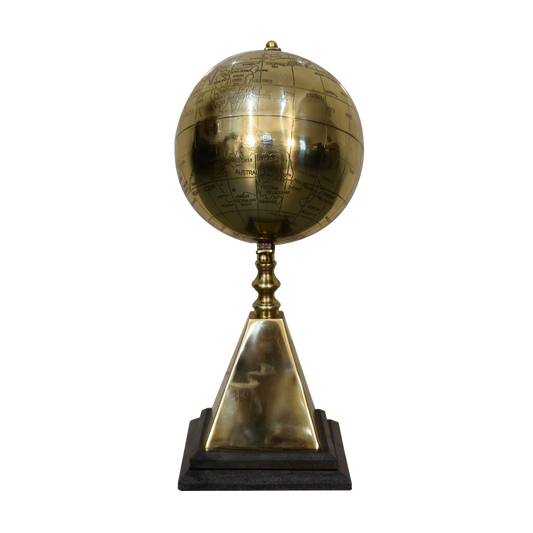 Gold Pyramid Globe