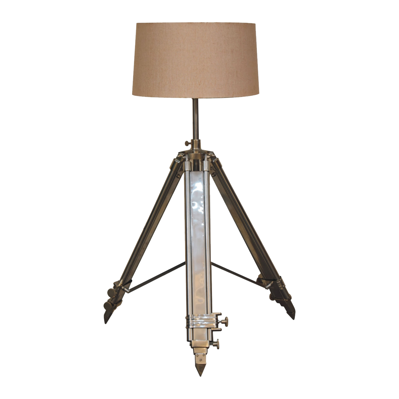 Chrome Tripod Lamp
