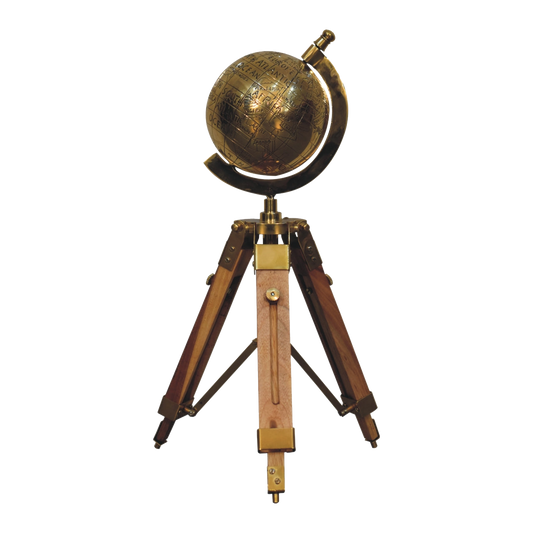 Brass Antique Tripod Globe