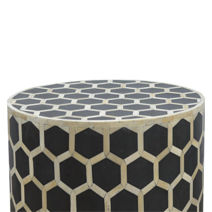 Bone Inlay Occasional Stool