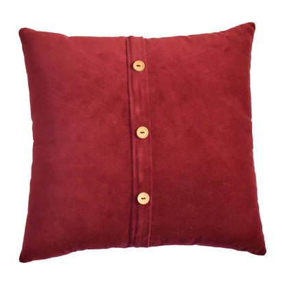 Quinn Cushion - Wine Red (Burgundy)
