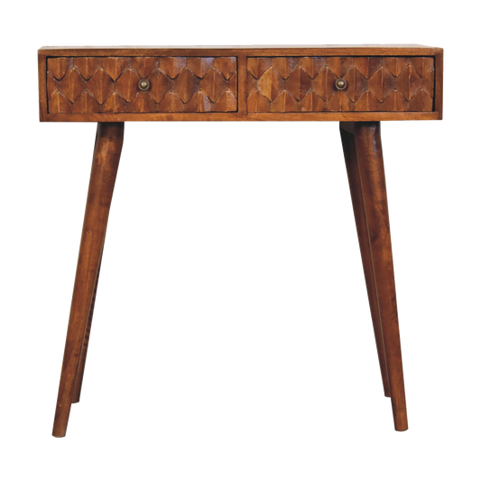 Chestnut Pineapple Console