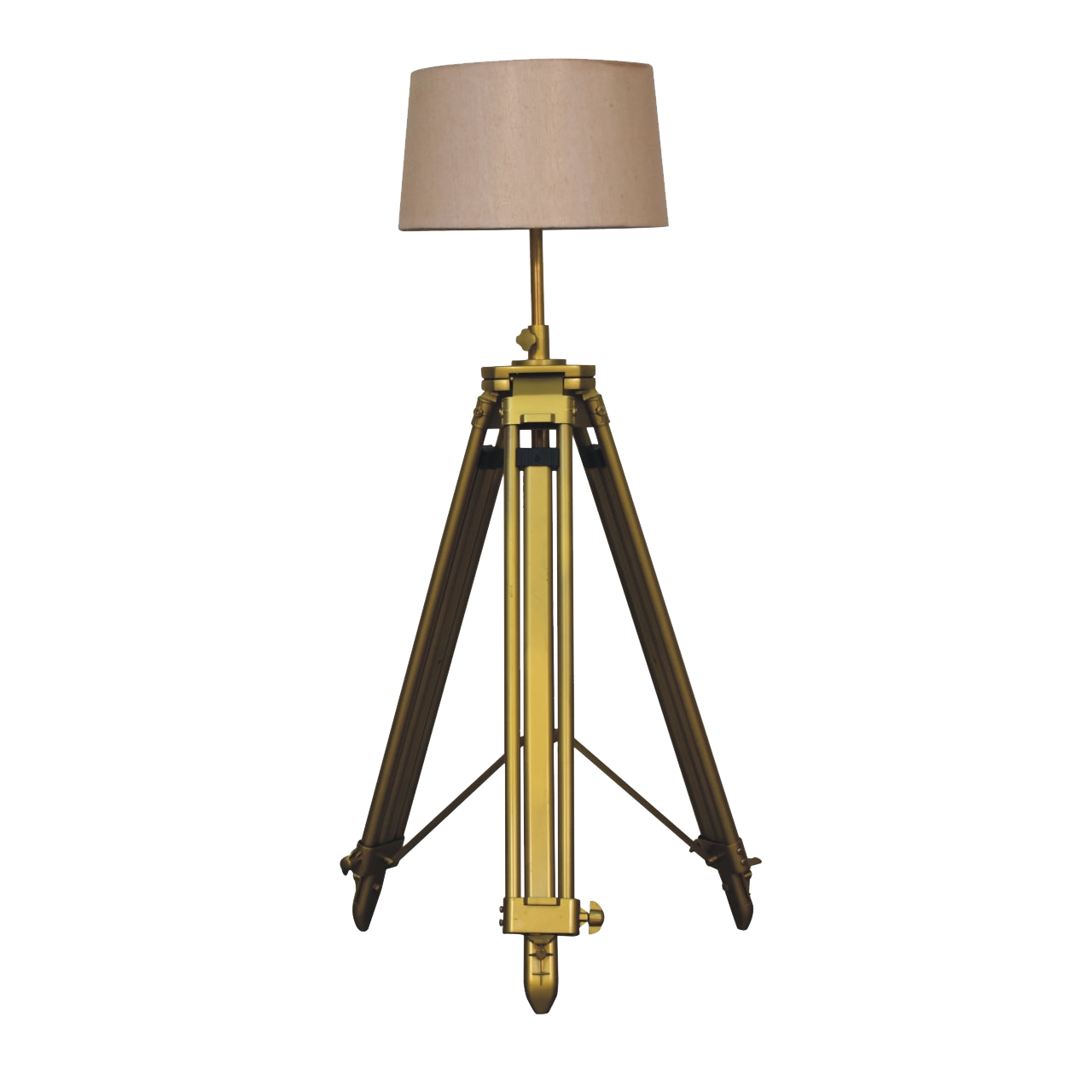 Brass Plated Floor Lamp