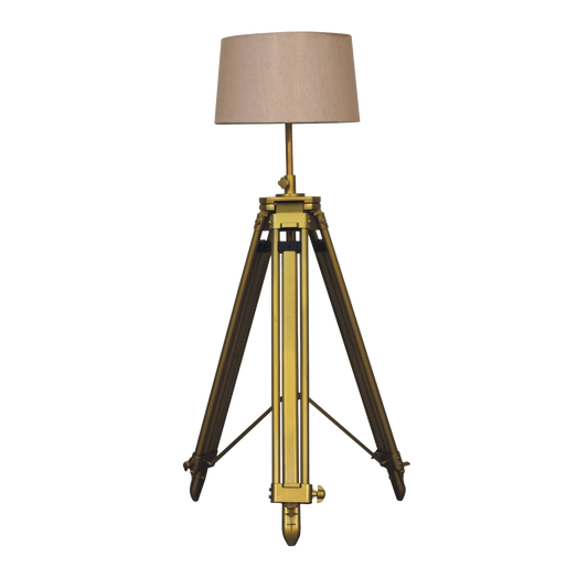 Brass Plated Floor Lamp