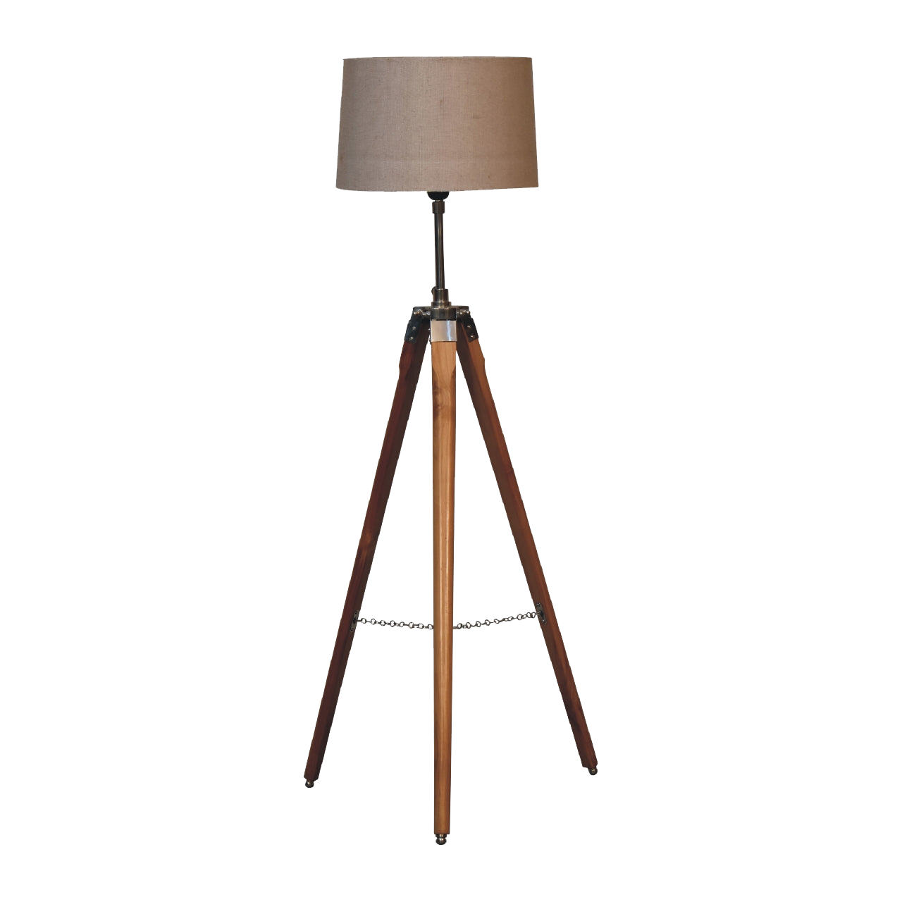Chrome Plated Tripod Floor Lamp