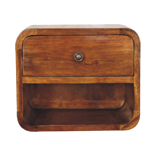 Mini Curve Floating Bedside