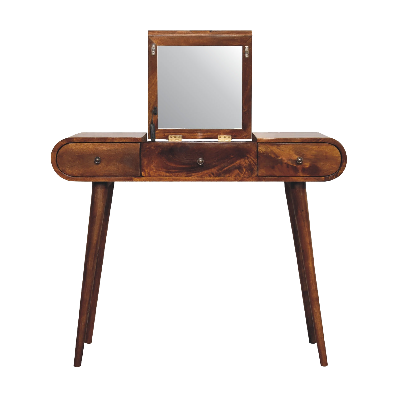 Chestnut Mirror Dressing Table