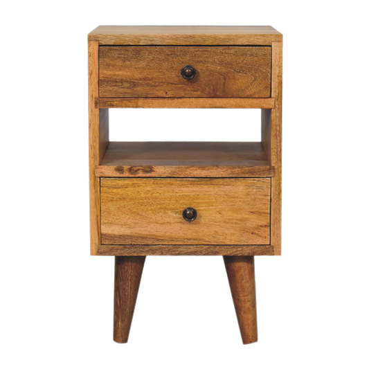 Mini Classic Multi Oak-ish Bedside