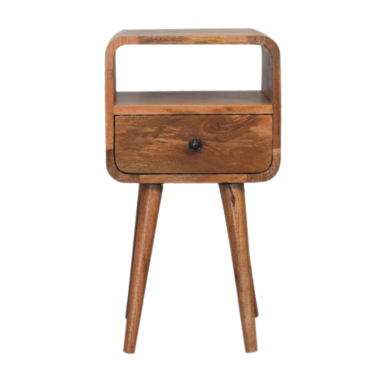 Mini Oakish Curve Open Bedside