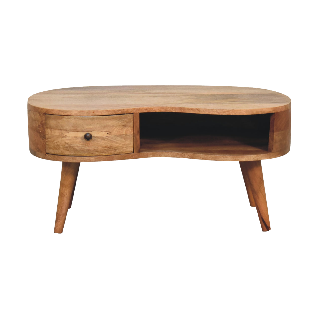 Oak-ish Wave Coffee Table