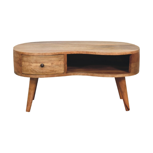 Oak-ish Wave Coffee Table