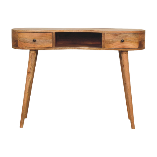 Oak-ish Wave Writing Desk