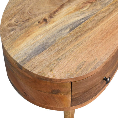 Mini Oak-Style Wave Coffee Table