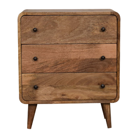 Mini Curved Oak-ish Chest